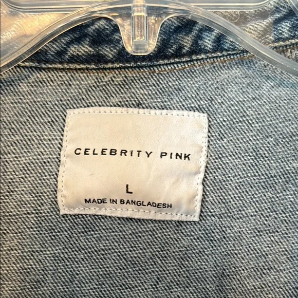 Oversized Denim Blue Jacket - Large - Picture 2 of 3